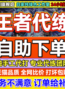 【首单免费】王者荣耀代打代练排位上分带练段位上星战力指定巅峰