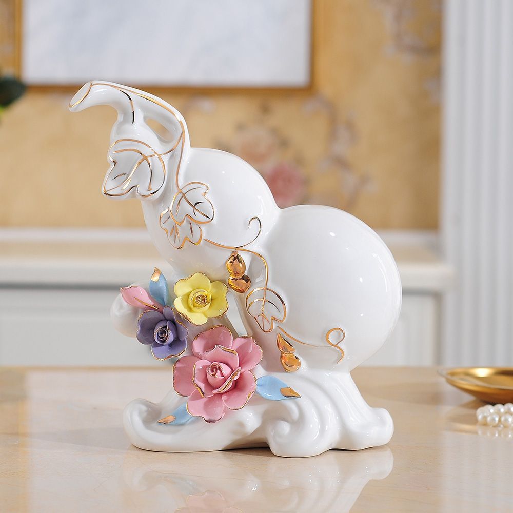 厂家 创意陶瓷葫芦摆件工艺品客厅玄关酒柜装饰品办公桌面摆设