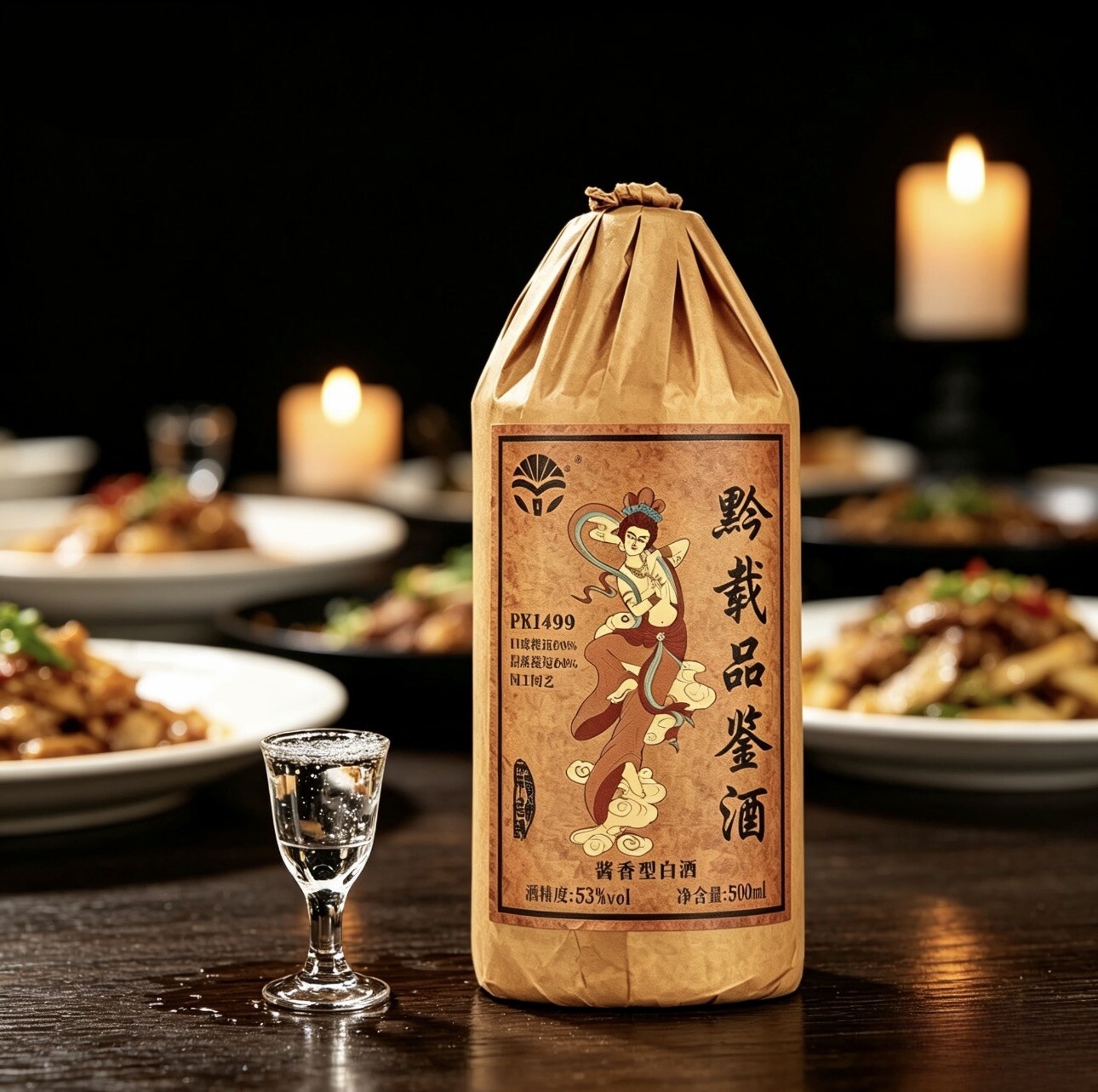 贵州茅台镇黔载品鉴酒53%vo白酒/调香白酒