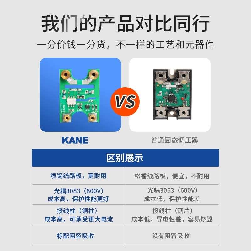 单相固态调压器VA/VD 220V继电器调压模块4-20MA/0-10V电位器控制