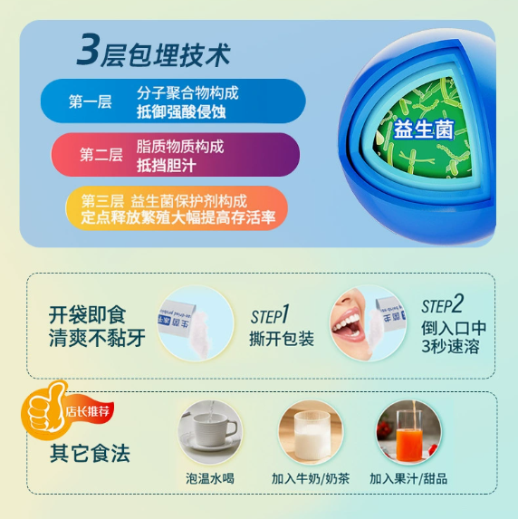 益生菌固体饮料冻干粉益生元粉