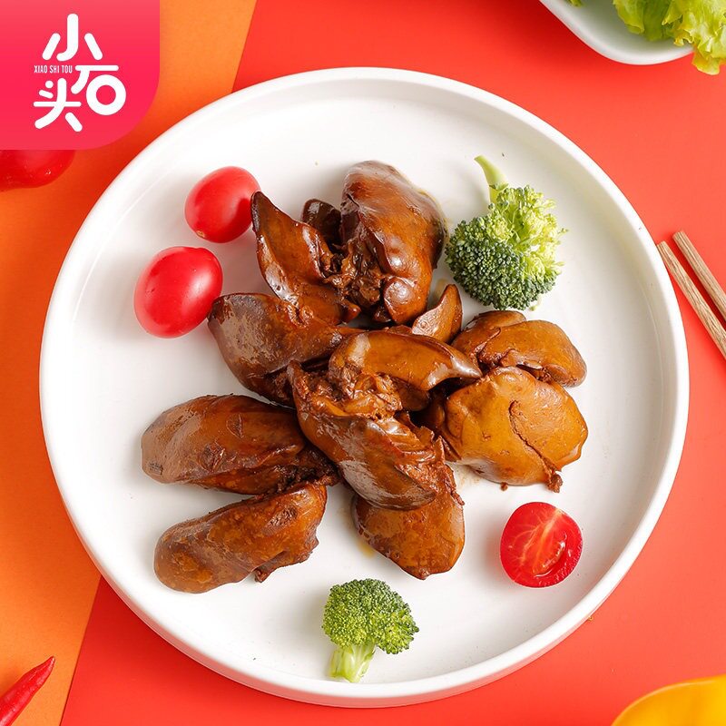 卤味鸡肝辣味美食零食麻辣小吃休闲食品风味夜宵小包装即食整箱肉