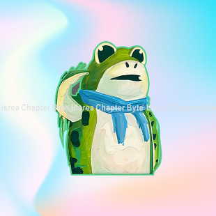 网红车贴蛙人敬礼可爱青蛙行礼汽车反光贴纸三角窗电动车身装饰贴