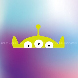 汽车贴纸玩具总动员探头三眼怪搞怪创意个性车贴车身划痕遮挡装饰