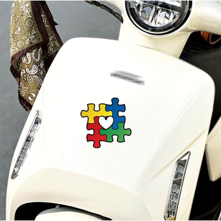 个性英文字母车贴汽车车门贴纸摩托车头盔电脑行李箱签名反光贴花