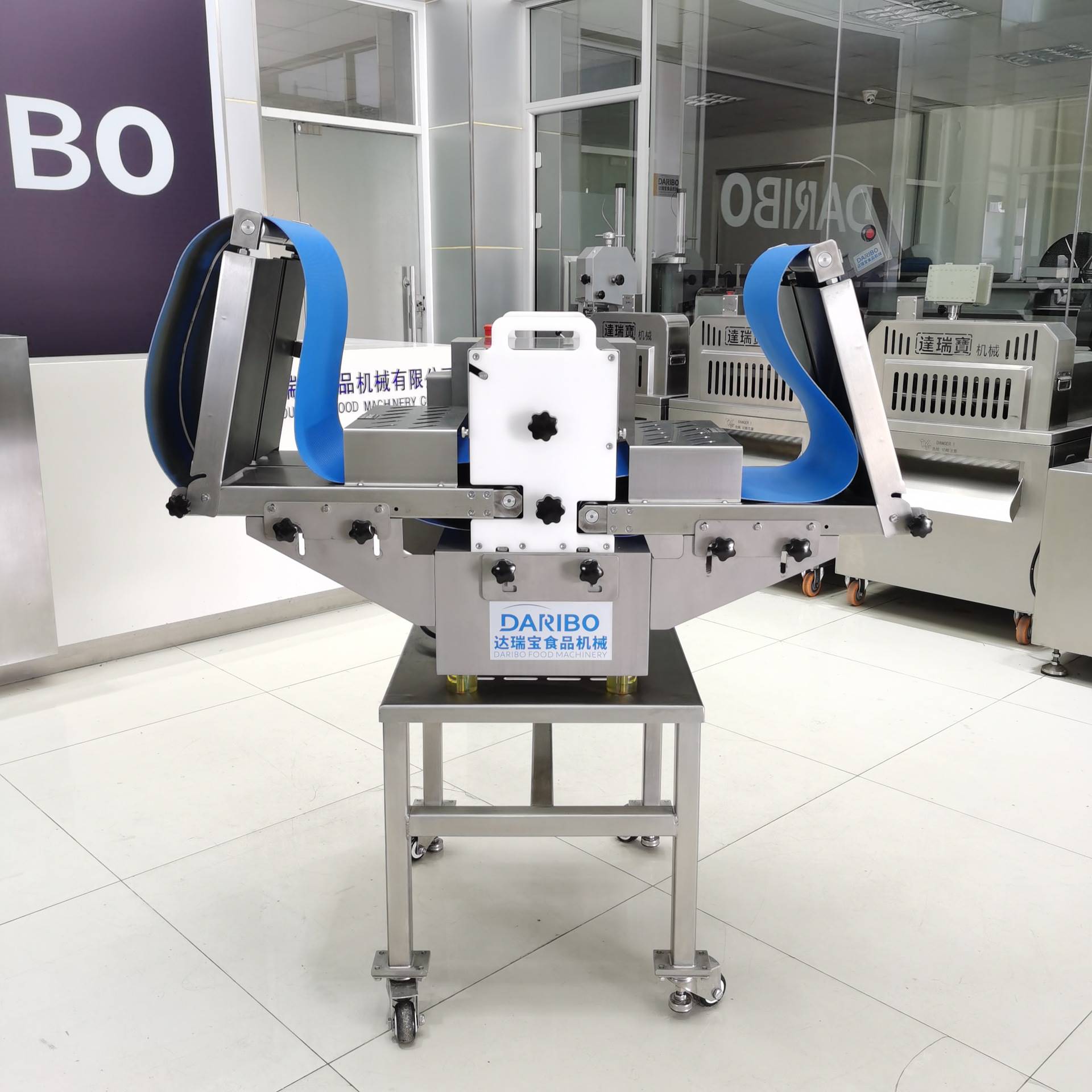 lDRB-FT330输送带式切条机 新鲜五花肉分块机 连续式猪腰切片机