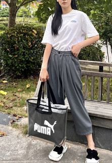 PUMA彪马官方 女子双层印花手提包托特包 SHOPPER 076116