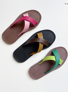 YAMUU/吖木【新品】泰国进口 防滑防水防臭居家户外浴室拖鞋女