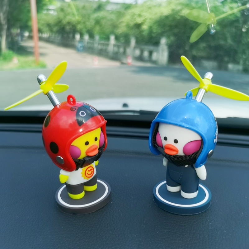 小黄鸭破风鸭可爱创意汽车装饰