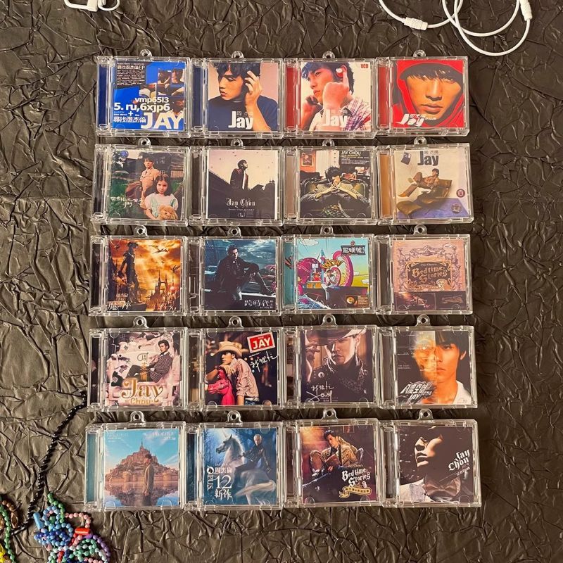 nfc钥匙扣迷你cd专辑周JAY董杰伦挂件自制周边生日礼物适合圣诞节