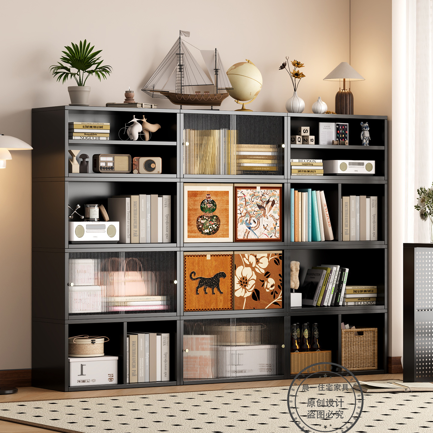 自由组合钢制格子柜无甲醛无异味