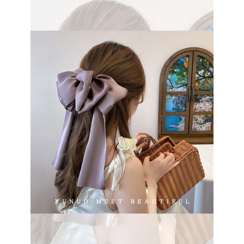 超仙后腦勺飄帶蝴蝶結發夾