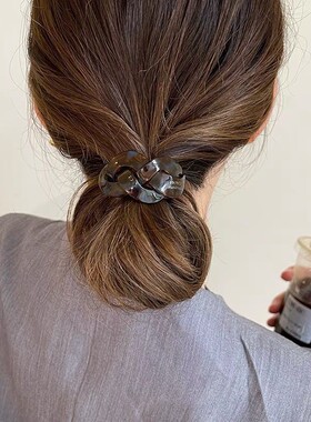 新款韩系醋酸弧形发圈女扎头