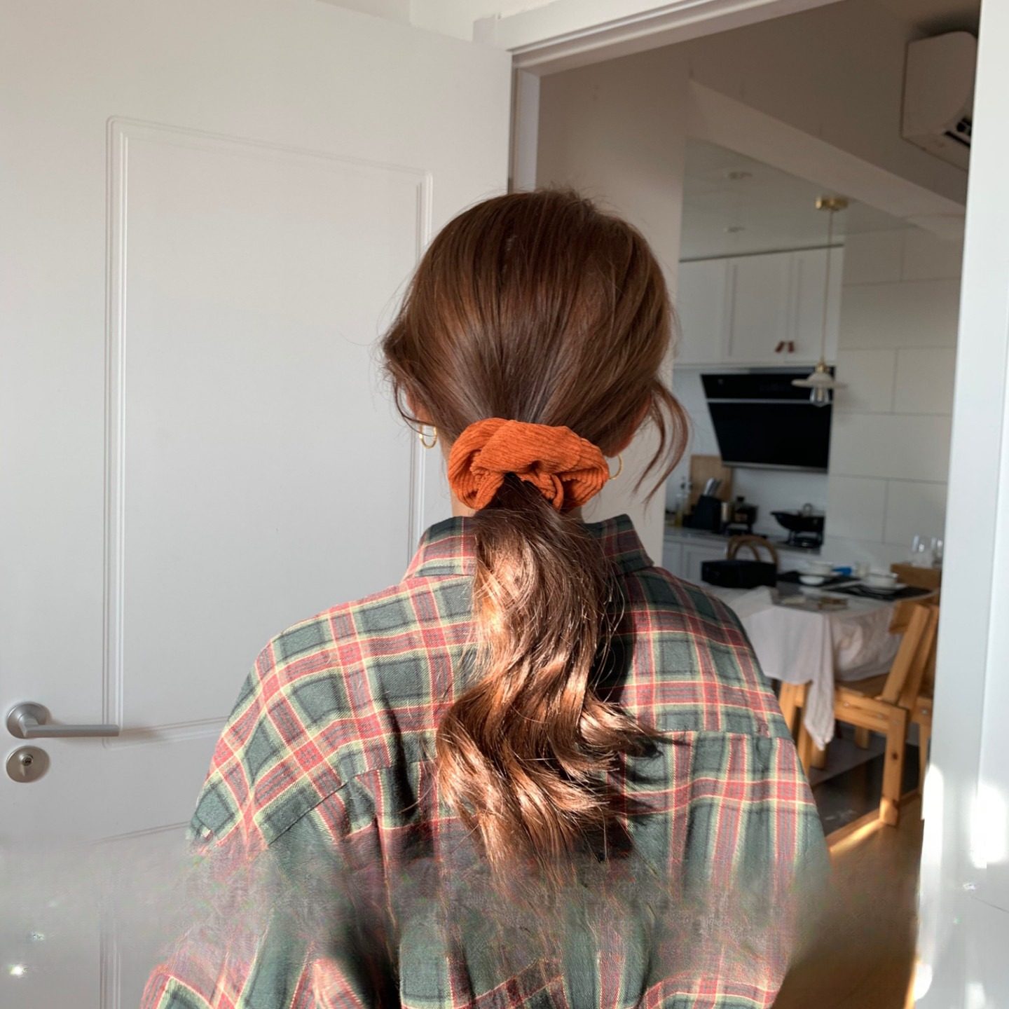 FromSheep~韩国灯芯绒猪大肠发圈女秋冬复古头绳橘色发绳头花发饰,家庭/个人清洁工具,盘发器,淘宝优惠券,粉丝福利购,淘宝优惠卷