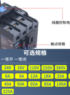 NXC-32昆仑A1开1闭交流320V1触器替CJX2-32接0 2201 380V