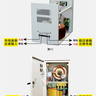 鸿宝空调稳压器10kw家用稳压器220v单相30KW大功率升压器50KW调压