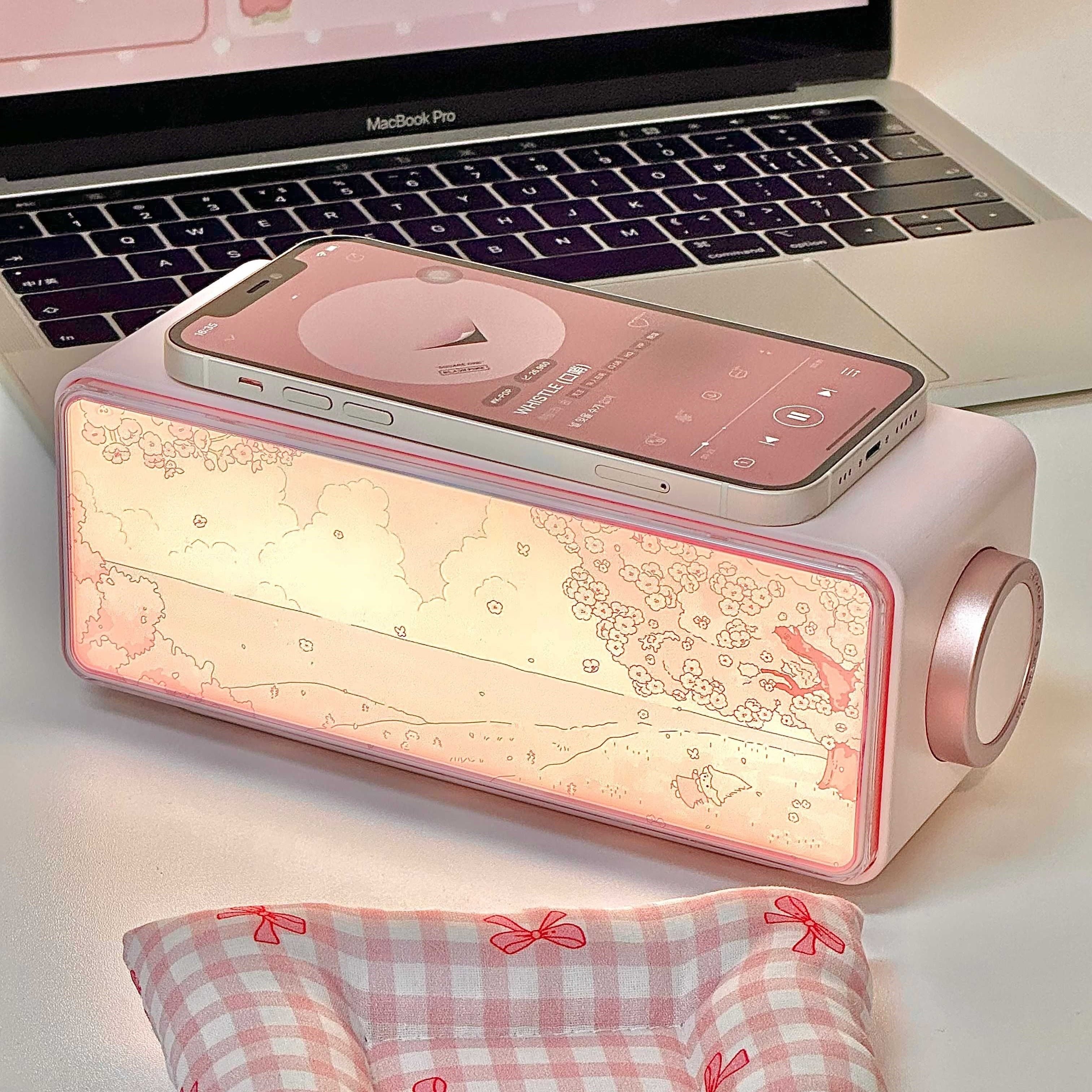 无线快充夜灯蓝牙音箱迷你小型音音质氛围感生日礼物女生闺蜜响高,影音电器,无线/蓝牙音箱,淘宝优惠券,粉丝福利购,淘宝优惠卷