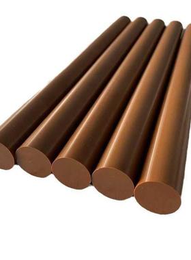 .PI棒聚酰亚胺板零件热固型绝缘耐高温耐磨工程塑料厂家棕褐色PI