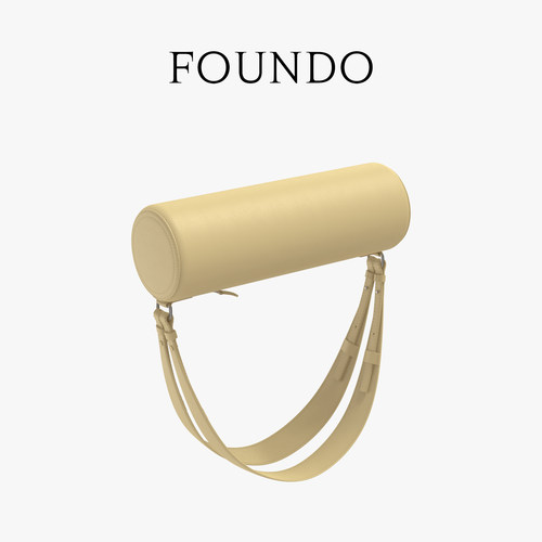 FOUNDOPAINTING柠檬黄画筒包