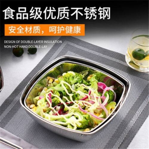 不锈钢沙拉碗火锅料盆配