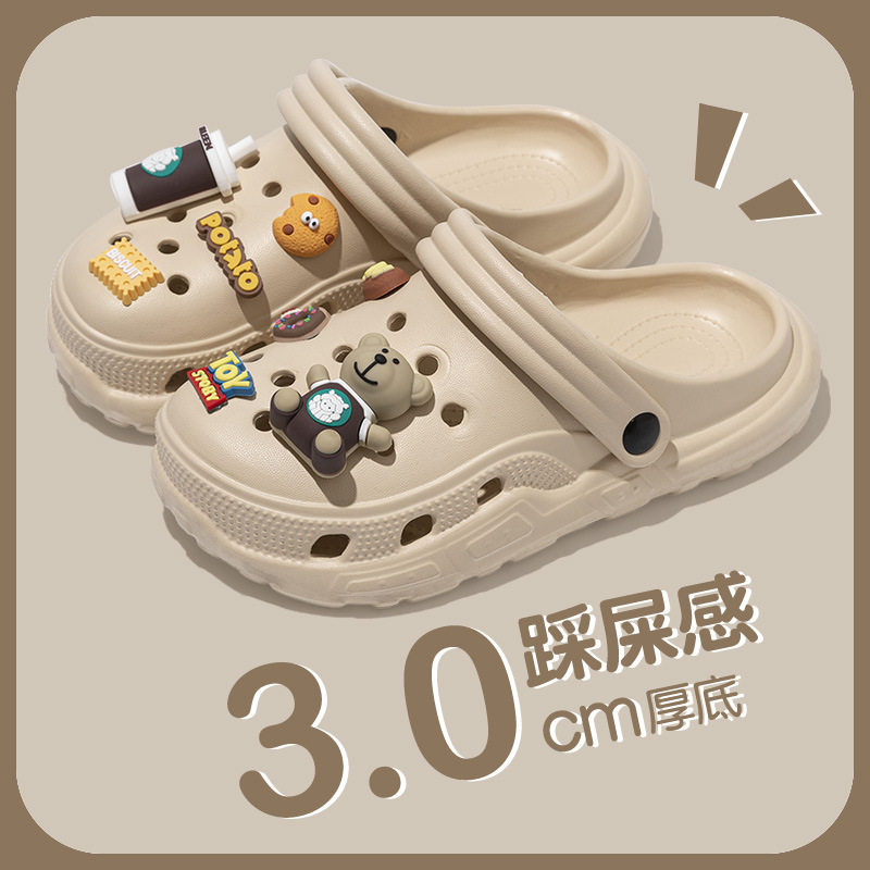 EVA可爱洞洞鞋女款夏季新