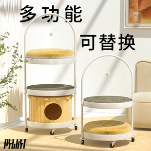 猫爬架多猫家庭可用猫窝一体可拆洗小户型不占地稳固不晃