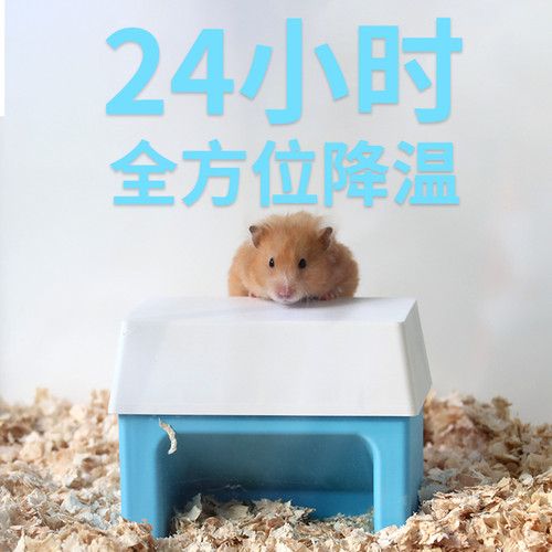 仓鼠降温屋金丝熊夏天冰凉屋雪顶造型冰屋夏季降温散热神器