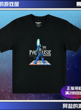 洛克人EXE 黑色T恤