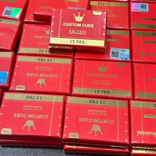 英国三冠王EXPRO TRIPLE CROWN CUSTOMCUES 职业斯诺克限量版红盒
