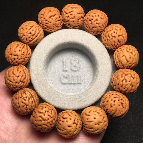 2025新款手工雕刻脑纹核桃手串19/20MM蟠桃小核桃佛珠礼品精品