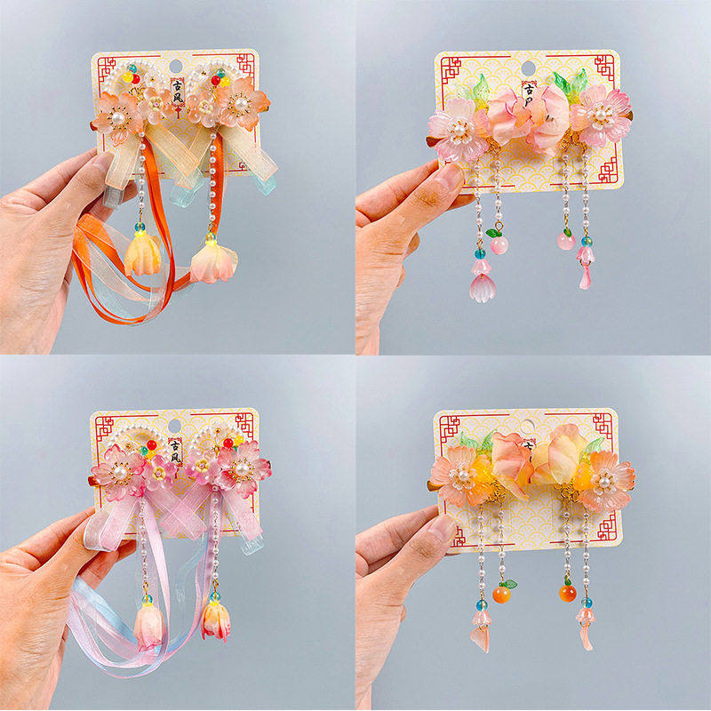 汉服头饰女儿童古风花朵亮灯发夹元旦女童发卡小女孩中国风发饰品,童装/婴儿装/亲子装,发饰,淘宝优惠券,粉丝福利购,淘宝优惠卷