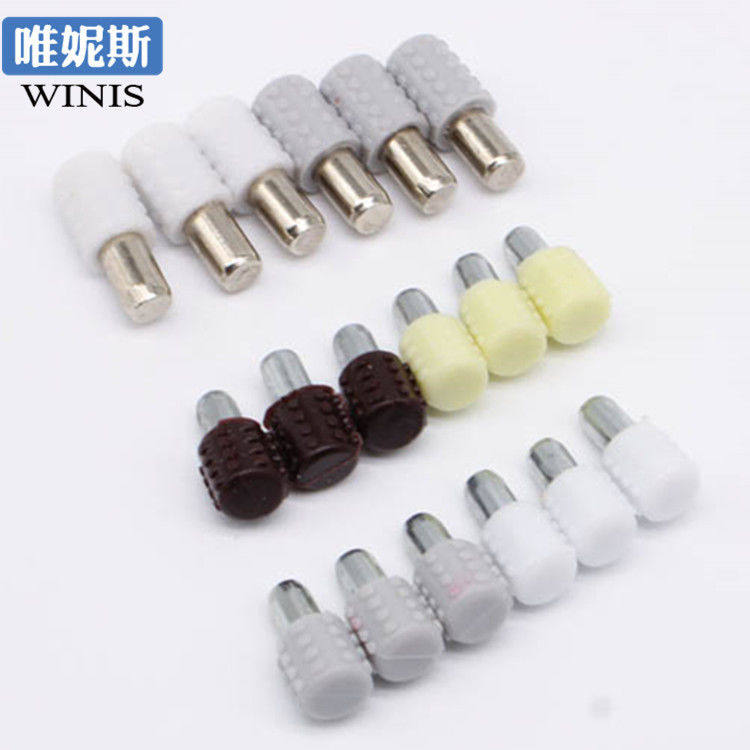 活动层板托衣柜橱柜板托胶粒隐形层板钉橱柜玻璃层板支架隔板托