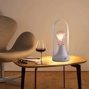 新款手提小夜灯卧室护眼充电儿童母婴露营应急床头灯台灯便携