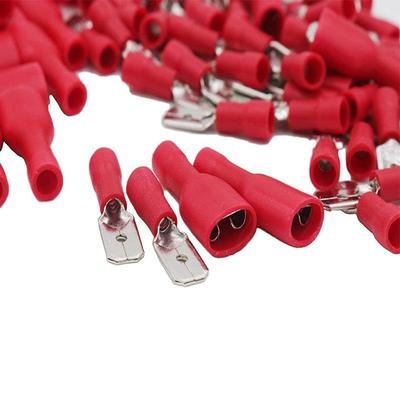 公母预绝缘冷压端子FDFD/MDD1.25-110/187/250插簧插片对插接线