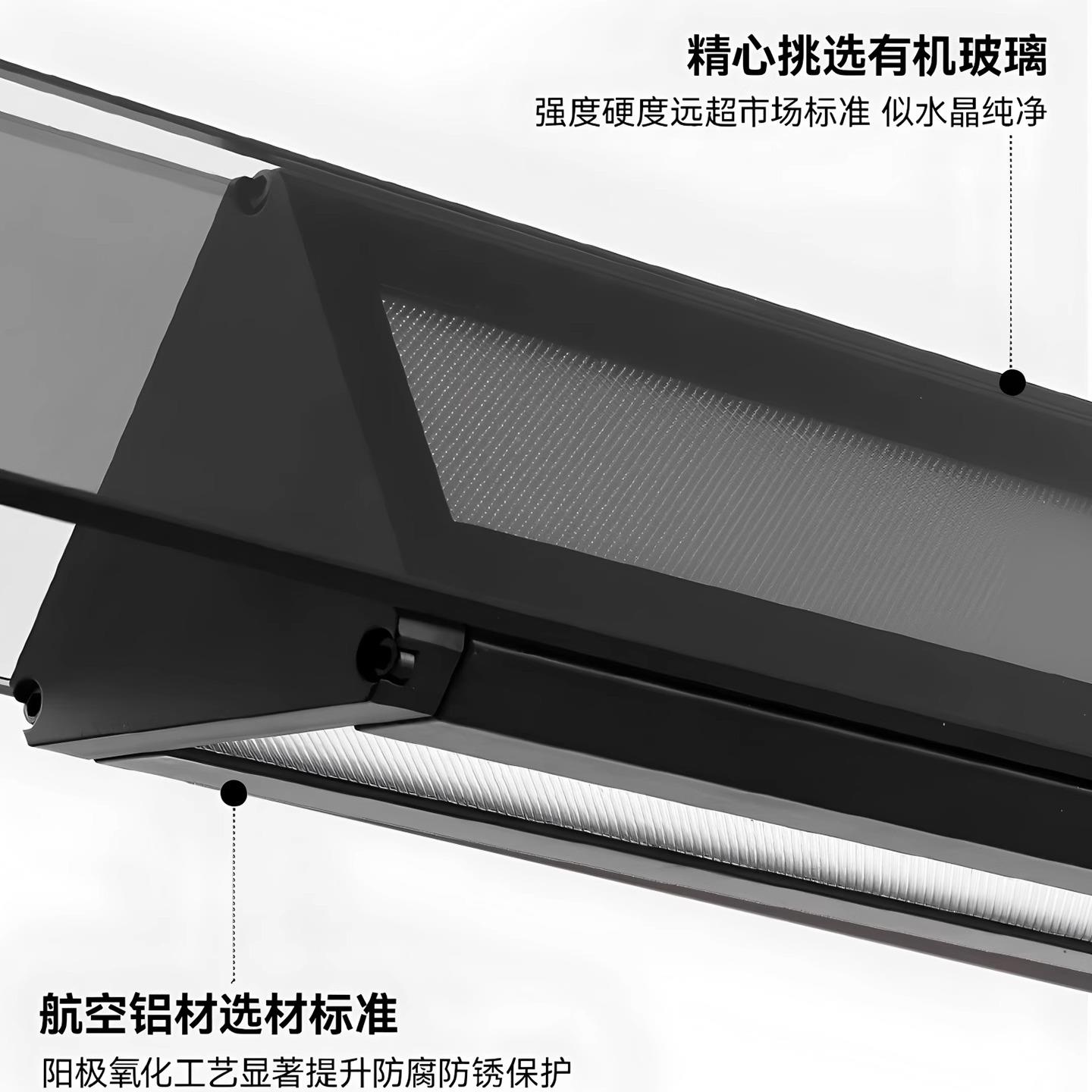 20新款意式极简餐厅吊灯现代简约高2端5璃玻长条餐桌吧台一字灯具