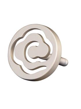 4.5厘米黄铜砂银色铜柄/木柄香篆模/香印香模香道用具用具