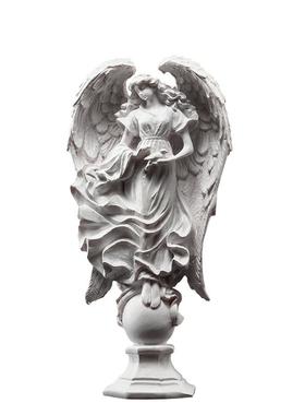 复古风祈祷天使摆件家居装饰物品树脂客厅书柜摆设工艺品雕像摆件