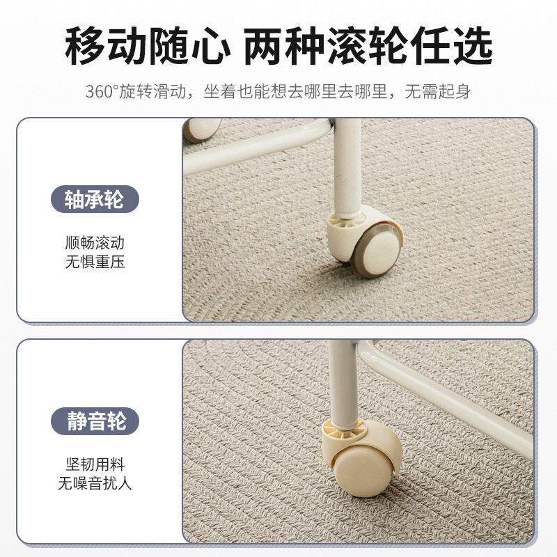 万向轮小凳子小椅子家用靠背带娃儿童凳子美缝凳子滑轮小圆凳