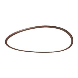 中古风主卧室灯胡桃木纹吸顶灯现代简约奶油风超薄护眼LED书房灯