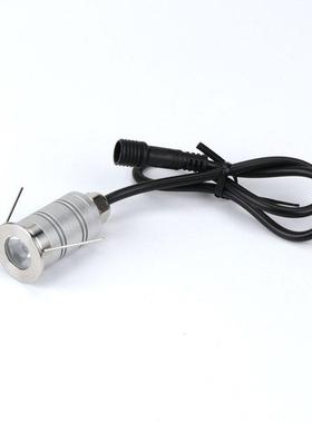 15度聚光LED地埋灯不锈钢1W地灯12V户外IP67防水广场星星景观灯