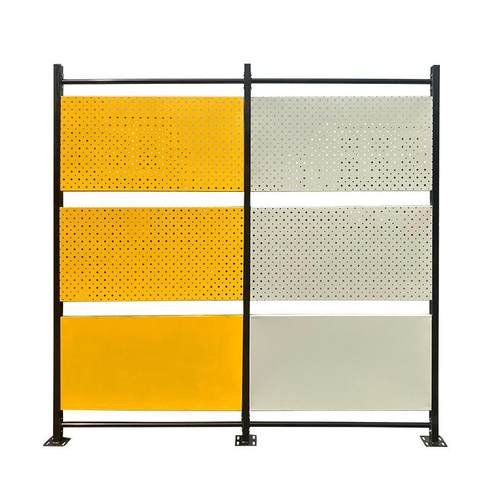 仓库车间隔离网厂房分流网设备隔离栅栏通道护栏网移动炫彩护栏网