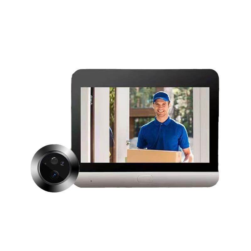 工厂涂鸦智能可视门铃猫眼家用摄像头1080P无线wifi远程监控高清