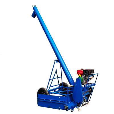 晒场马路收粮机玉米小麦稻谷车载吸粮机自走式装车机螺旋提升机