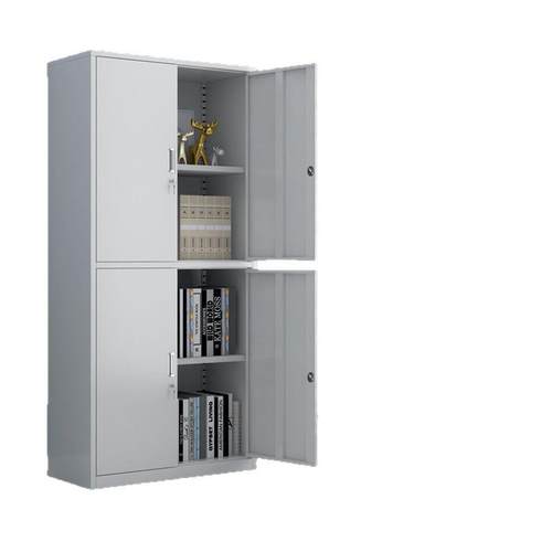 加工定制落地靠墙资料办公铁皮储物柜厂家带锁加厚办公室收纳柜
