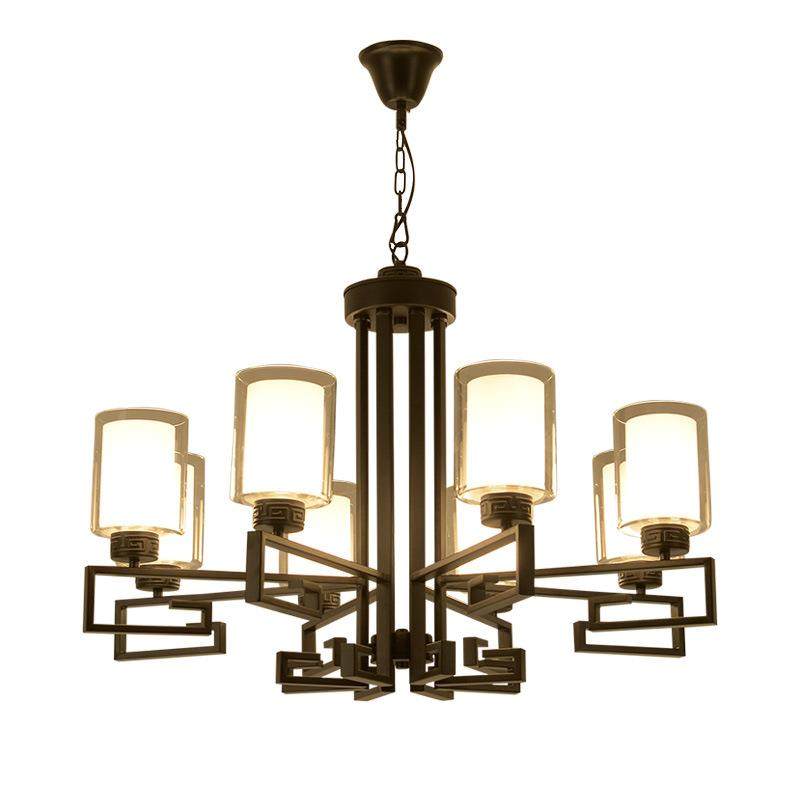 新中式吊灯客厅灯具大气餐厅卧室灯具书房简约铁艺仿古中国风灯具