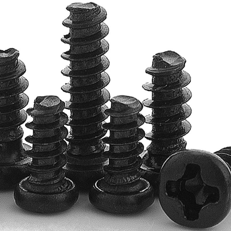 淬PB攻十字圆头平尾自加硬螺丝盘头断尾自火攻螺钉M1/2M.6/M3/M4