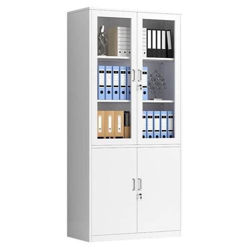 钢制文件柜办公室铁皮柜子资料柜档案柜带锁储物柜矮柜财务凭证柜