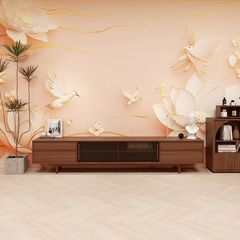 中式床头民宿酒店背景墙壁纸自粘PVC加厚墙纸现代风,家装主材,其它材质类墙纸,淘宝优惠券,粉丝福利购,淘宝优惠卷