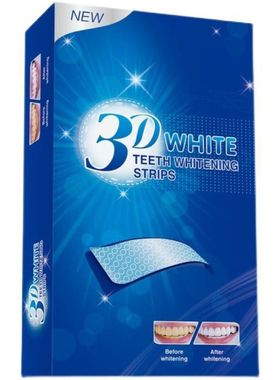 3D美白牙贴 去黄炫白5D牙贴 7对14贴smilekit牙贴热销