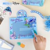 正版 迪士尼史迪仔大号磁吸钢珠画板钥匙扣儿童解压玩具背包挂件